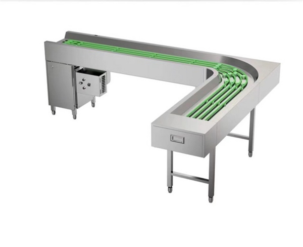 圓帶式餐具回收線