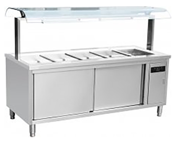 玻璃罩保溫售賣臺